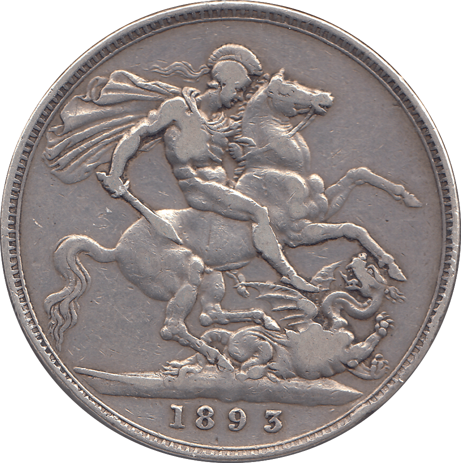 1893 CROWN ( GF ) LVI - CROWN - Cambridgeshire Coins