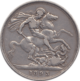 1893 CROWN ( GF ) LVI - CROWN - Cambridgeshire Coins