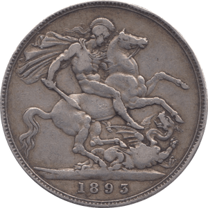 1893 CROWN ( GF ) - WORLD COINS - Cambridgeshire Coins