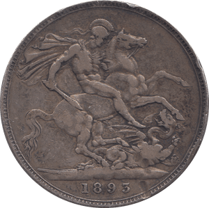 1893 CROWN ( GF ) - WORLD COINS - Cambridgeshire Coins