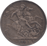 1893 CROWN ( GF ) - WORLD COINS - Cambridgeshire Coins