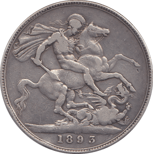 1893 CROWN (GF) - CROWN - Cambridgeshire Coins