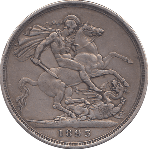 1893 CROWN (GF) - CROWN - Cambridgeshire Coins