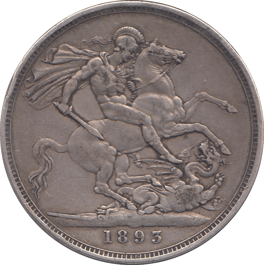 1893 CROWN (GF) - CROWN - Cambridgeshire Coins