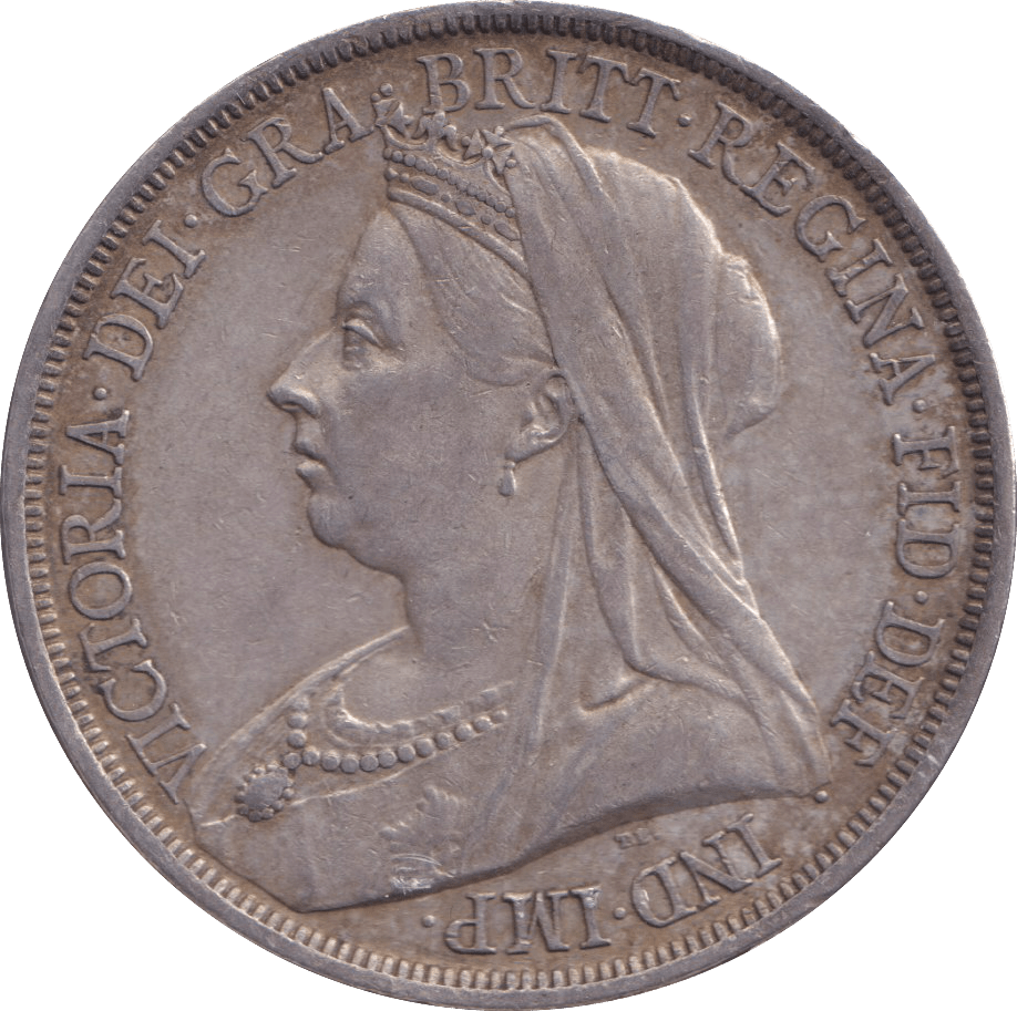 1893 CROWN ( GVF ) - CROWN - Cambridgeshire Coins