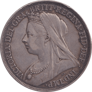 1893 CROWN ( GVF ) - Crown - Cambridgeshire Coins