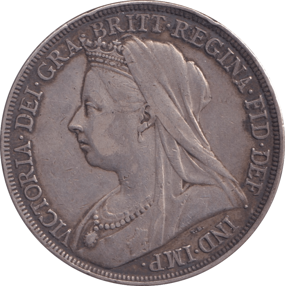 1893 CROWN ( GVF ) - Crown - Cambridgeshire Coins