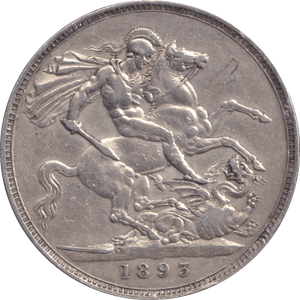 1893 CROWN ( GVF ) - CROWN - Cambridgeshire Coins