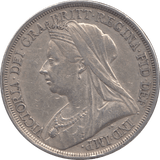 1893 CROWN ( GVF ) - CROWN - Cambridgeshire Coins