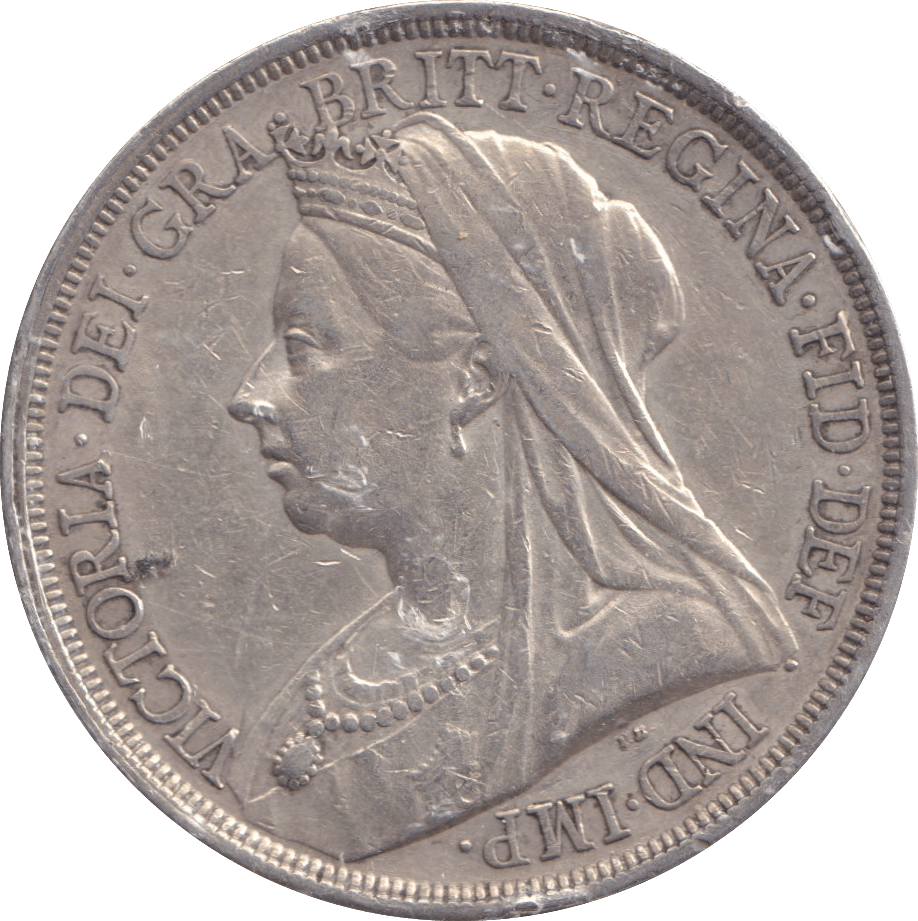 1893 CROWN ( GVF ) - CROWN - Cambridgeshire Coins