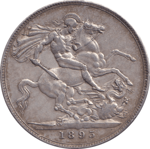 1893 CROWN ( GVF ) - CROWN - Cambridgeshire Coins