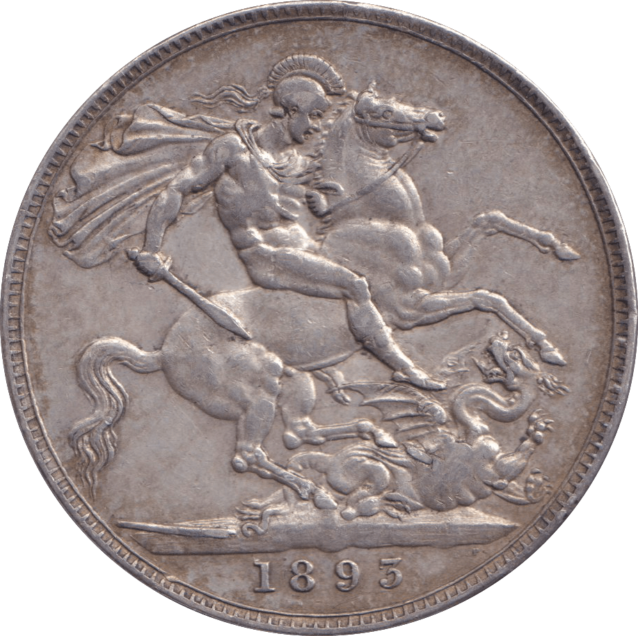 1893 CROWN ( GVF ) - CROWN - Cambridgeshire Coins