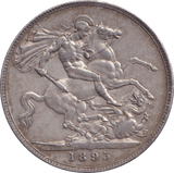 1893 CROWN ( GVF ) - CROWN - Cambridgeshire Coins
