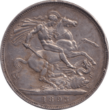 1893 CROWN ( GVF ) - CROWN - Cambridgeshire Coins