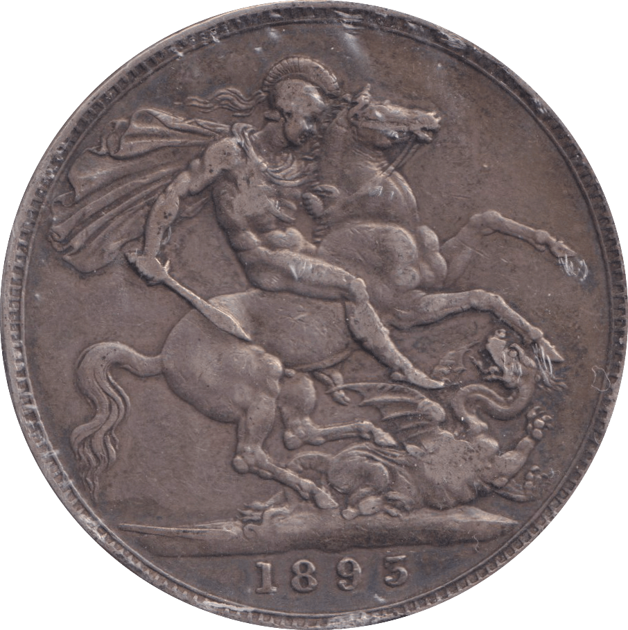 1893 CROWN LVI 7 ( GF ) - CROWN - Cambridgeshire Coins