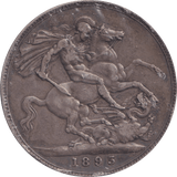 1893 CROWN LVI 7 ( GF ) - CROWN - Cambridgeshire Coins