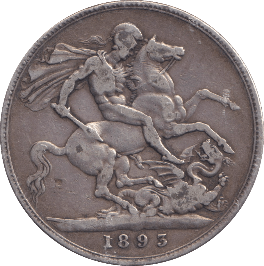 1893 CROWN LVI D ( GF ) - CROWN - Cambridgeshire Coins