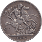 1893 CROWN LVI D ( GF ) - CROWN - Cambridgeshire Coins