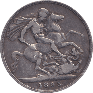 1893 CROWN LVI E ( GF ) - CROWN - Cambridgeshire Coins