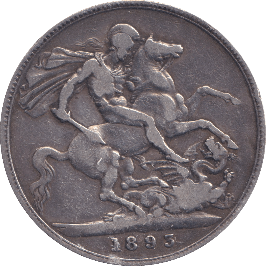 1893 CROWN LVI E ( GF ) - CROWN - Cambridgeshire Coins