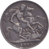 1893 CROWN LVI E ( GF ) - CROWN - Cambridgeshire Coins