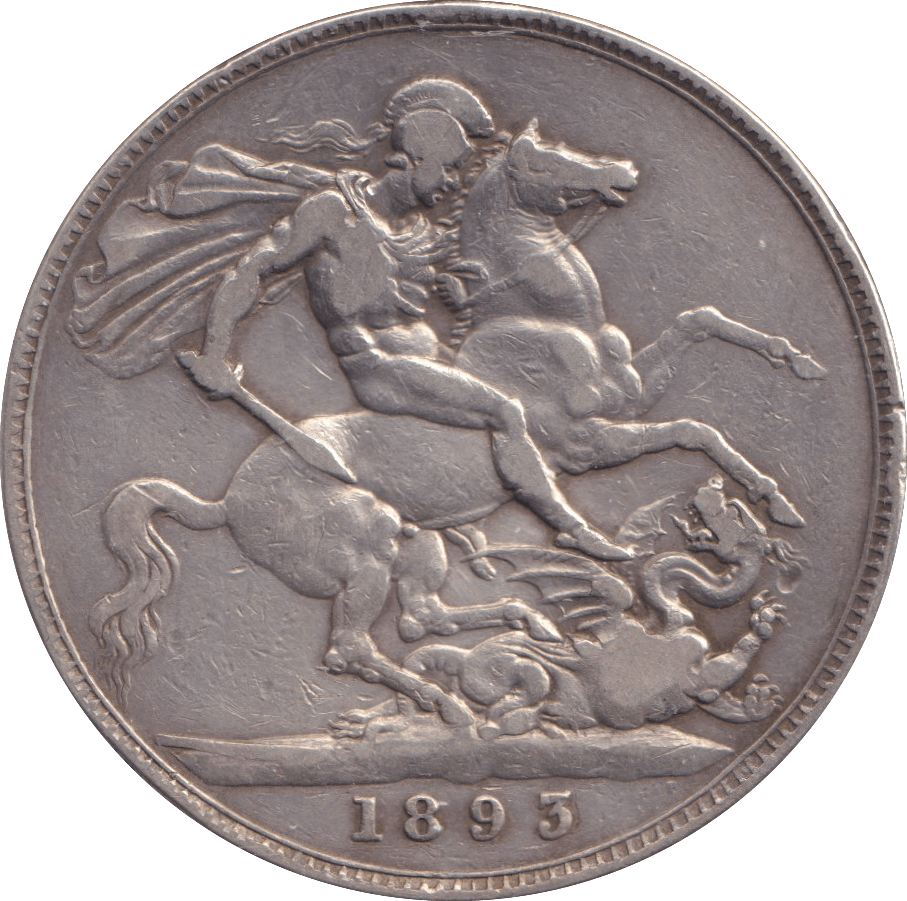 1893 CROWN LVI ( GF ) - CROWN - Cambridgeshire Coins