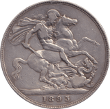 1893 CROWN LVI ( GF ) - CROWN - Cambridgeshire Coins