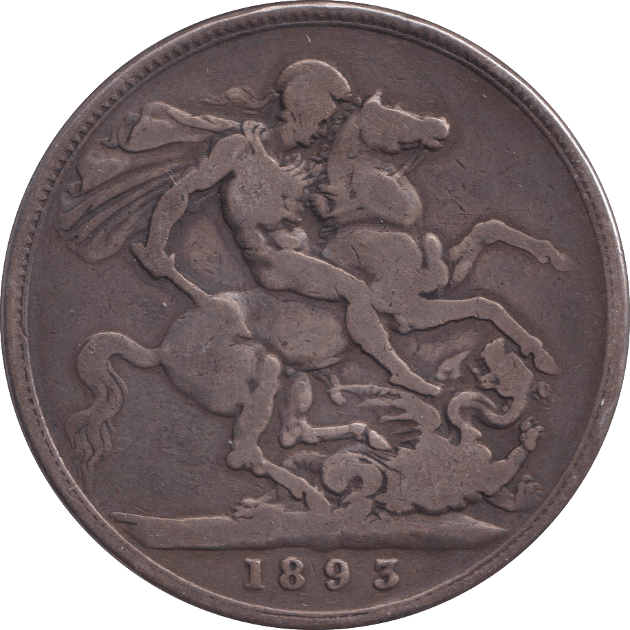 1893 CROWN ( NF ) - CROWN - Cambridgeshire Coins