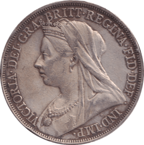 1893 CROWN ( VF ) - CROWN - Cambridgeshire Coins
