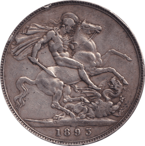 1893 CROWN ( VF ) - CROWN - Cambridgeshire Coins