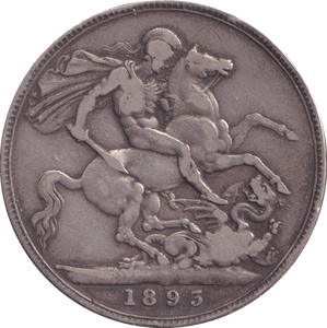 1893 CROWN ( VF ) - Crown - Cambridgeshire Coins