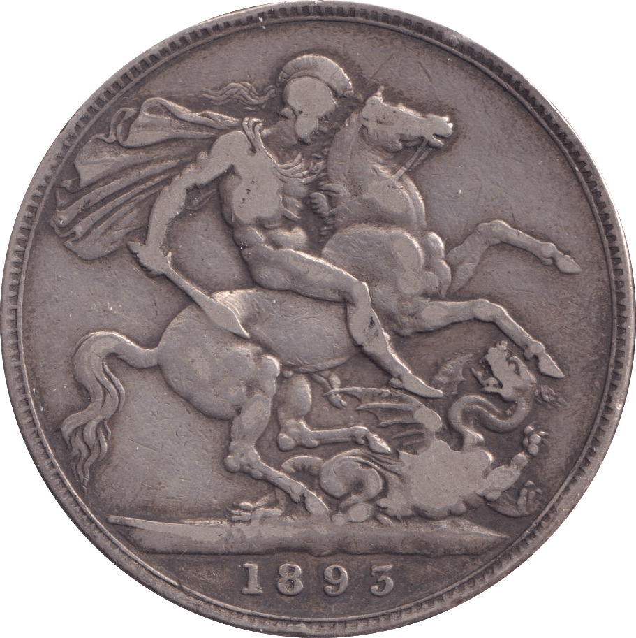 1893 CROWN ( VF ) - Crown - Cambridgeshire Coins