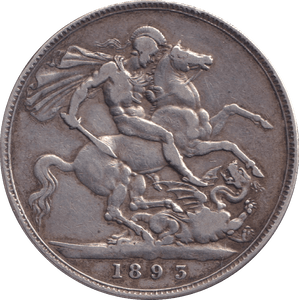 1893 CROWN ( VF ) - CROWN - Cambridgeshire Coins