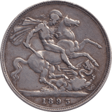 1893 CROWN ( VF ) - CROWN - Cambridgeshire Coins
