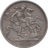 1893 CROWN ( VF ) - CROWN - Cambridgeshire Coins