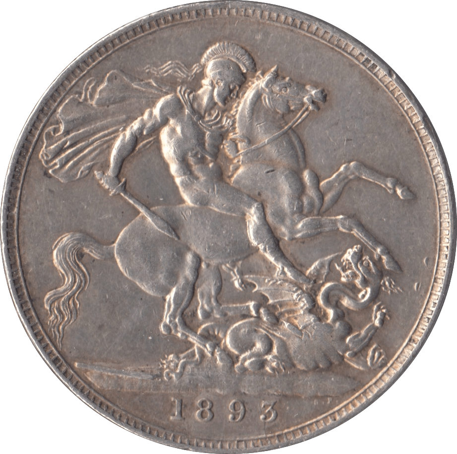 1893 CROWN ( VF ) - CROWN - Cambridgeshire Coins