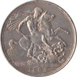 1893 CROWN ( VF ) - CROWN - Cambridgeshire Coins