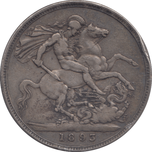 1893 CROWN ( VF ) - CROWN - Cambridgeshire Coins