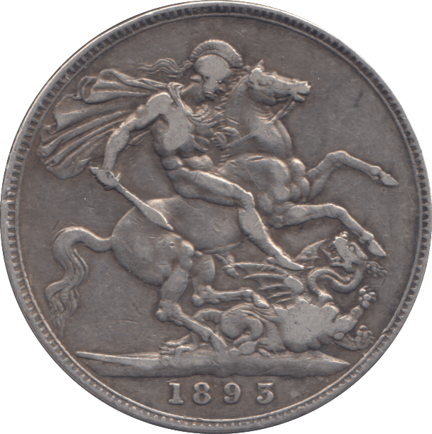1893 CROWN ( VF ) - CROWN - Cambridgeshire Coins