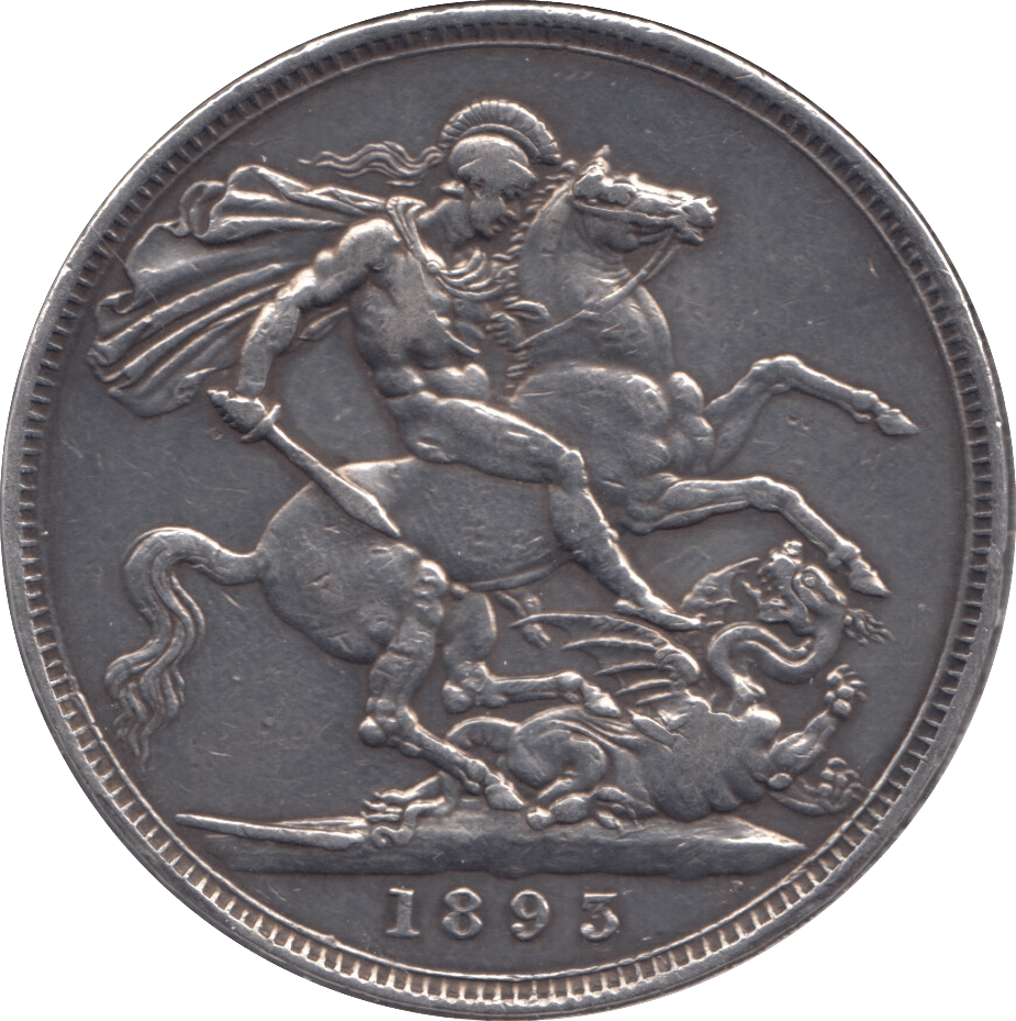 1893 CROWN ( VF ) LVI - CROWN - Cambridgeshire Coins