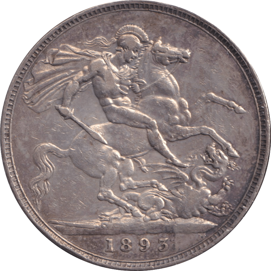 1893 CROWN ( VF ) LVI - CROWN - Cambridgeshire Coins