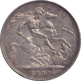 1893 CROWN ( VF ) LVI - CROWN - Cambridgeshire Coins