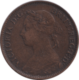 1893 FARTHING ( EF ) - FARTHING - Cambridgeshire Coins