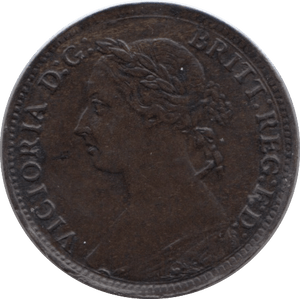 1893 FARTHING ( EF ) - Farthing - Cambridgeshire Coins