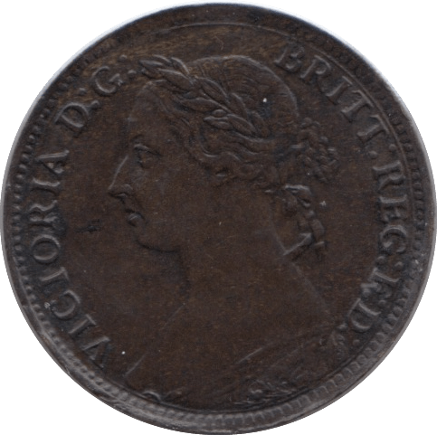 1893 FARTHING ( EF ) - Farthing - Cambridgeshire Coins