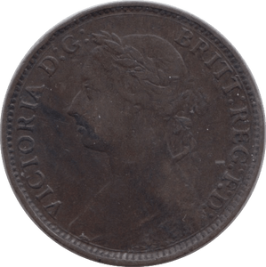 1893 FARTHING ( FINE ) - Farthing - Cambridgeshire Coins
