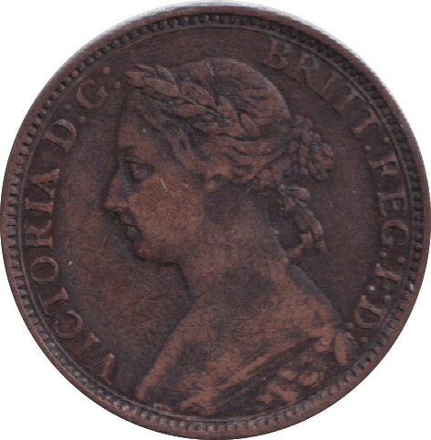 1893 FARTHING ( FINE ) - FARTHING - Cambridgeshire Coins