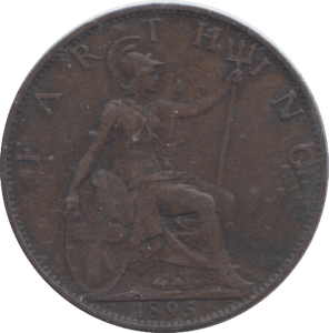1893 FARTHING ( GF ) - FARTHING - Cambridgeshire Coins
