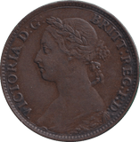 1893 FARTHING ( GVF ) - FARTHING - Cambridgeshire Coins