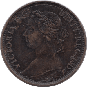 1893 FARTHING ( VF ) - Farthing - Cambridgeshire Coins